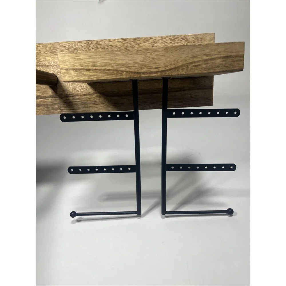 Wood Wall Jewelry Shelf. Look At Description In Photos.